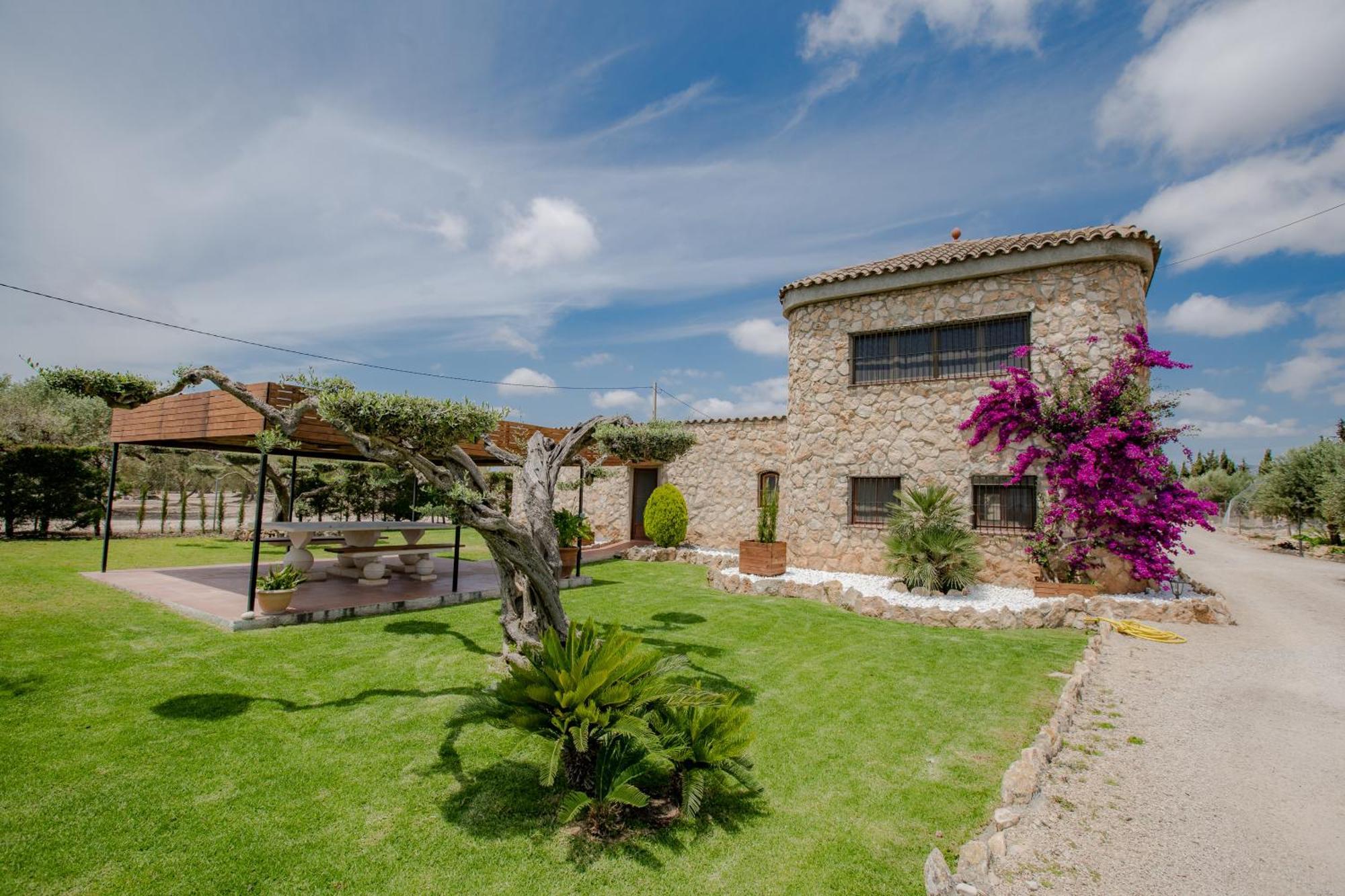 Villa Rural Avril Camarles Buitenkant foto