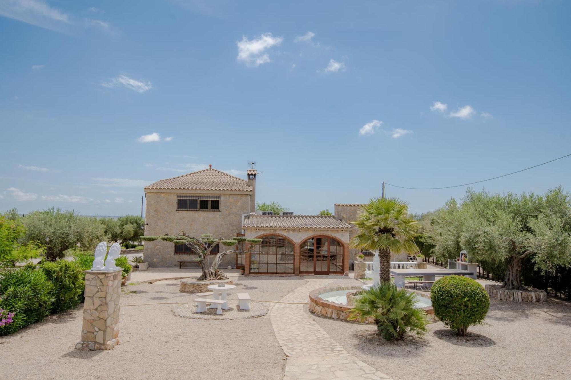 Villa Rural Avril Camarles Buitenkant foto